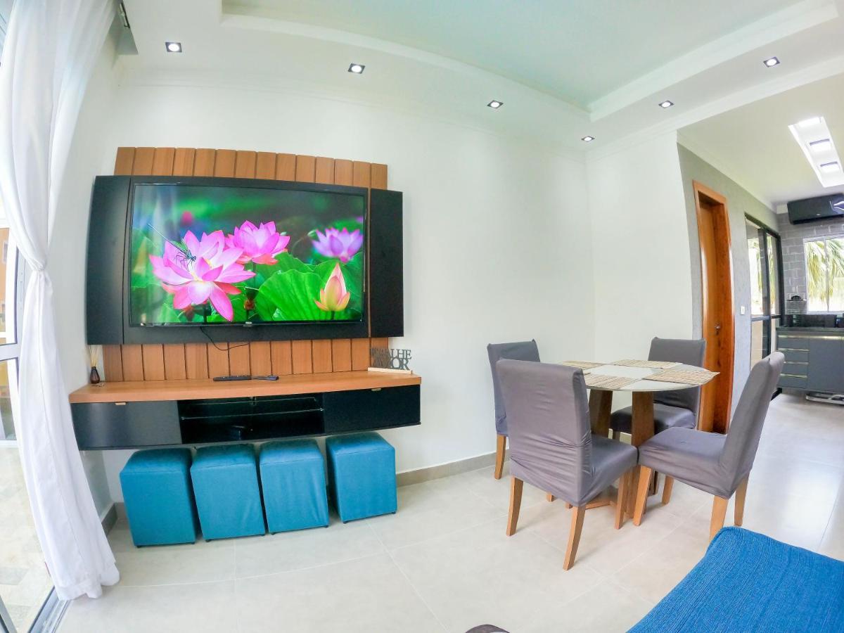 Apartamento Sacada Gourmet, Piscina E Ar Condicionado Ubatuba Exterior foto
