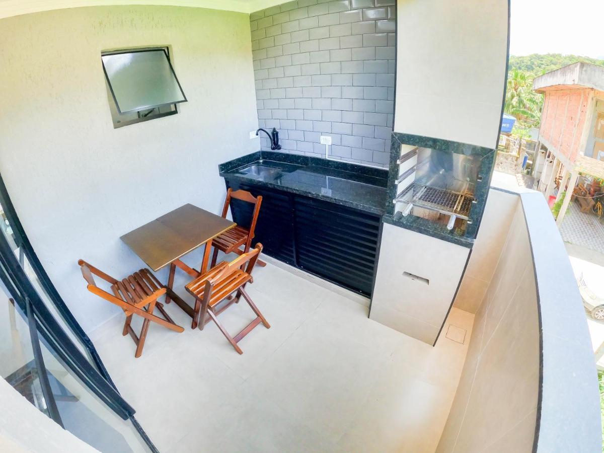 Apartamento Sacada Gourmet, Piscina E Ar Condicionado Ubatuba Exterior foto